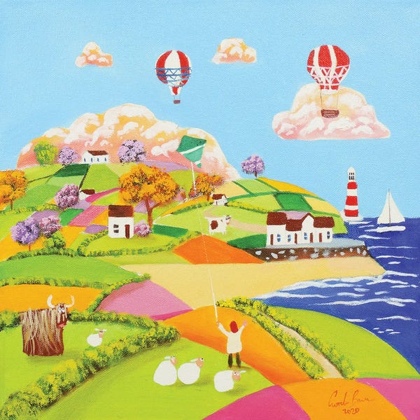 Hot Air Balloons: A Sunny Day by Gordon Bruce