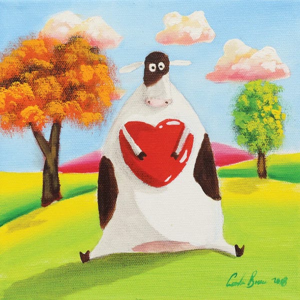 Cow With A Heart