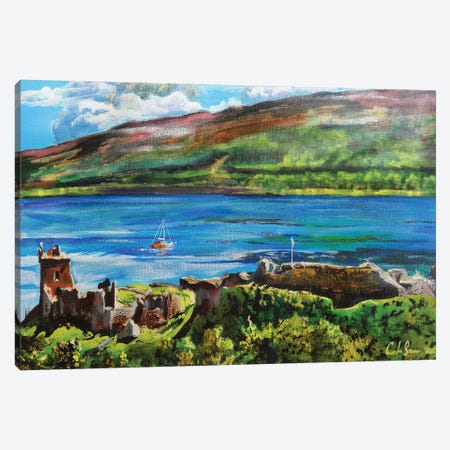 Loch Ness Canvas Print #GOB3} by Gordon Bruce Art Print