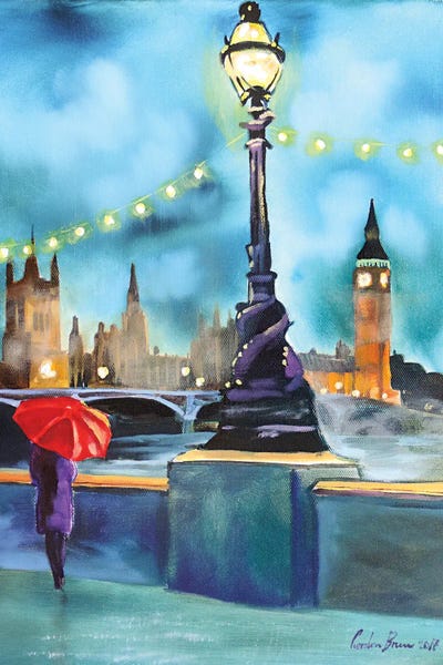 London: Lights Of London by Gordon Bruce