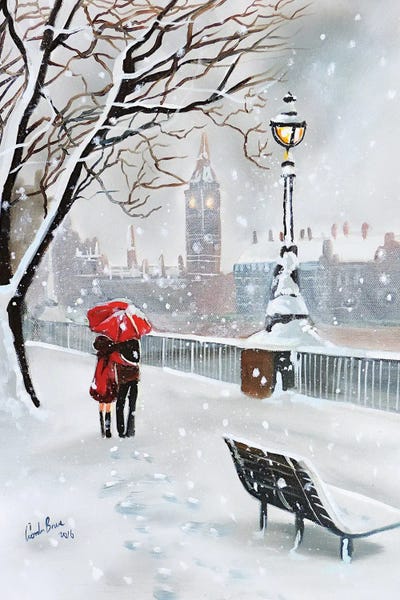 England: London In Winter by Gordon Bruce
