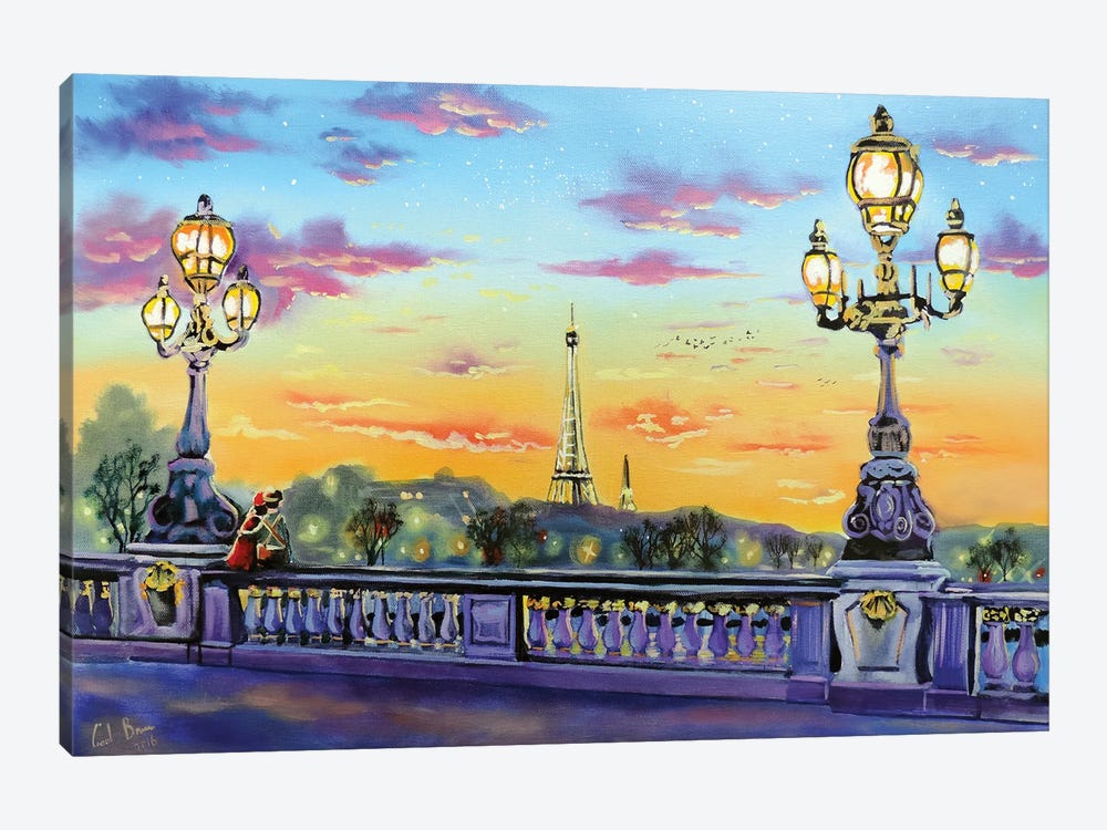 Paris Lights by Gordon Bruce 1-piece Canvas Art Print