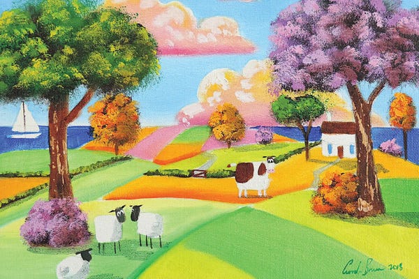 Hillsides: Rolling Hills by Gordon Bruce