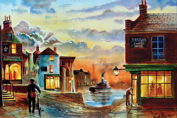 Fine Art Meets Folk: Smuggler's Cavern by Gordon Bruce