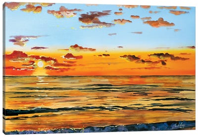 Summer Sunset Canvas Art Print - Gordon Bruce