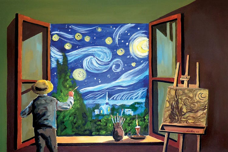 Van Gogh Paints The Starry Night