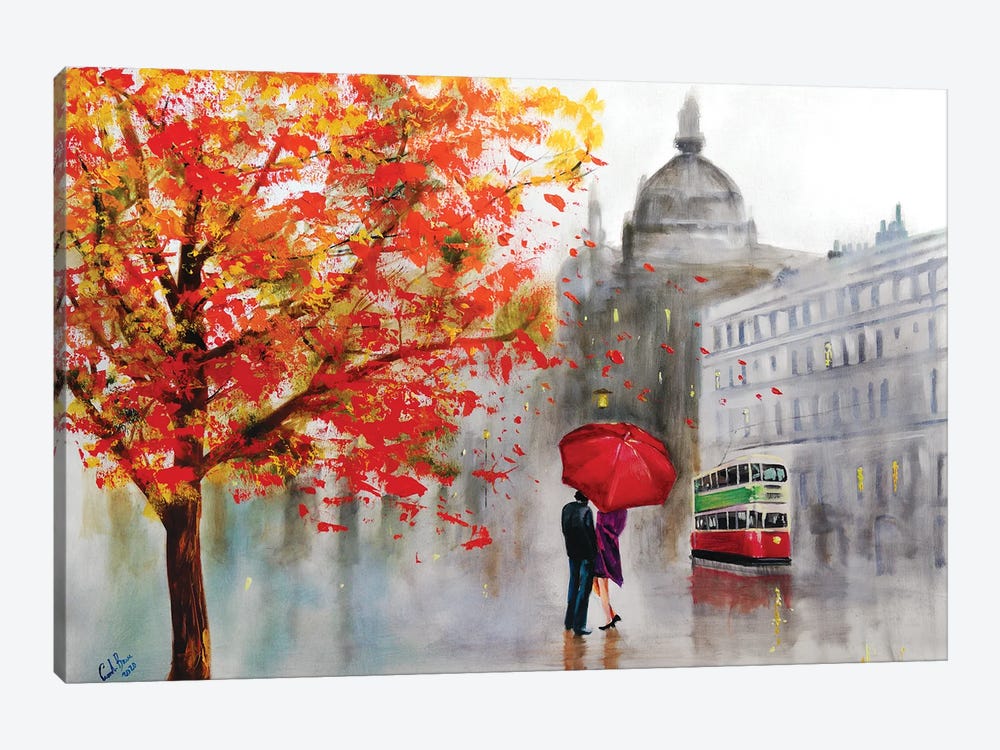 Autumn Rain by Gordon Bruce 1-piece Canvas Artwork
