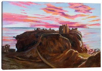 Dunnottar Castle Canvas Art Print - Gordon Bruce