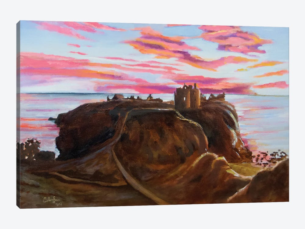 Dunnottar Castle by Gordon Bruce 1-piece Canvas Artwork