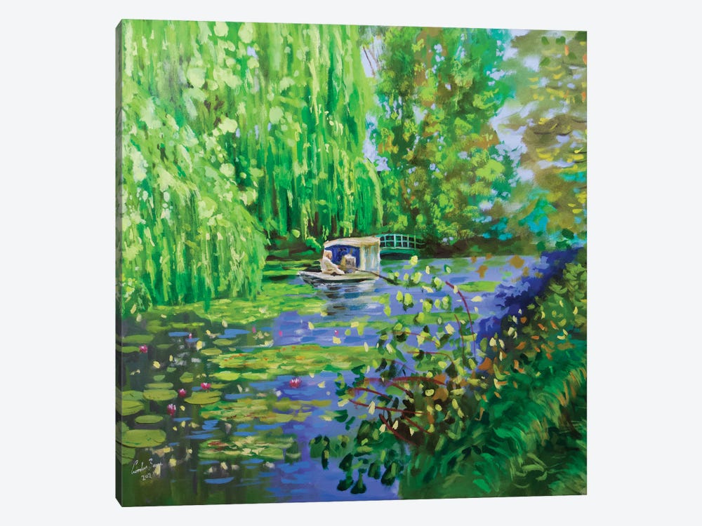 Monet Water Lily Pond by Gordon Bruce 1-piece Canvas Art Print