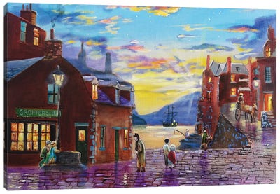 Crofter's Inn Canvas Art Print - Gordon Bruce