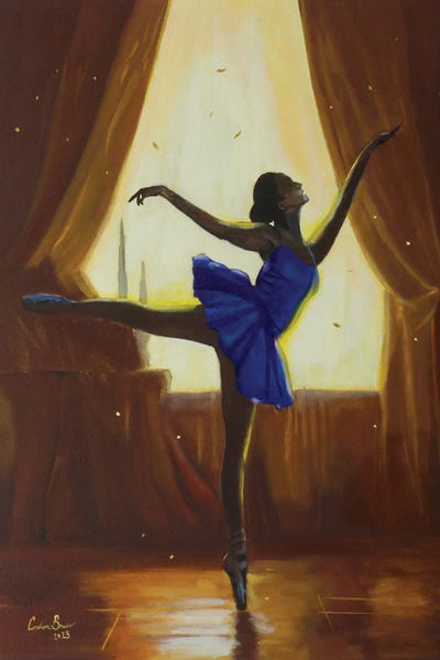 Ballerina Dance Practice by Gordon Bruce canvas print
