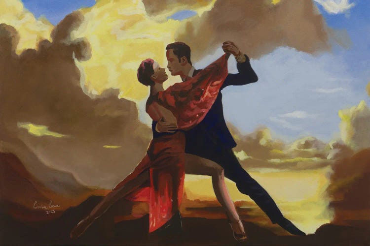 The Dancers by Gordon Bruce wall art