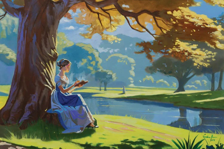 Jane Austen's Literary Retreat by Gordon Bruce wall art