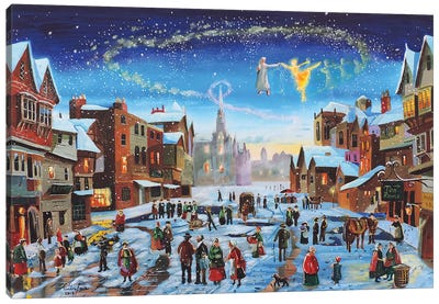 A Christmas Carol Canvas Art Print - Holiday Movie Art