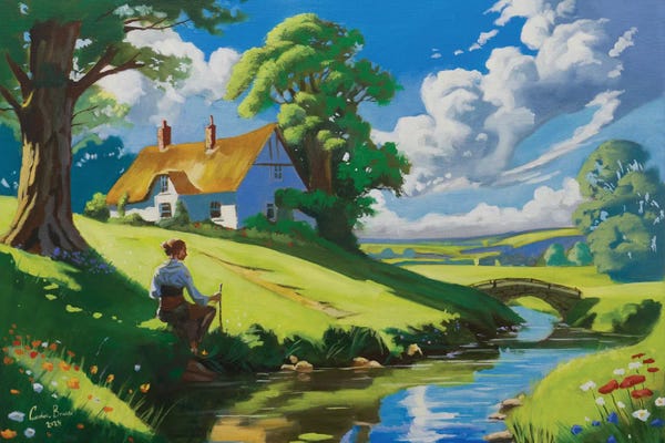 Gordon Bruce: Riverside Retreat by Gordon Bruce