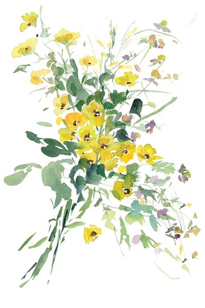 Gosia Gregorczyk: Fiori Gialli I by Gosia Gregorczyk