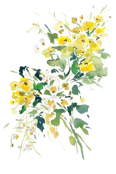 Fiori Gialli III by Gosia Gregorczyk canvas print