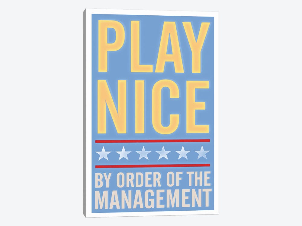 Play Nice by John Golden 1-piece Art Print