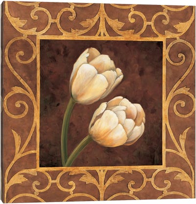 Ornamental Tulips Canvas Art Print