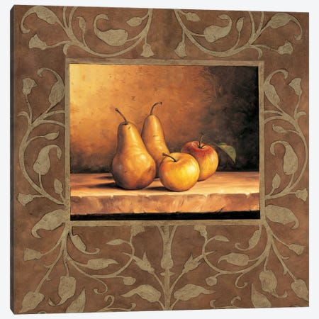 Pears And Apples Canvas Print #GON6} by Andres Gonzales Canvas Art