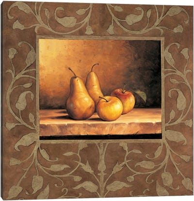 Pears And Apples Canvas Art Print