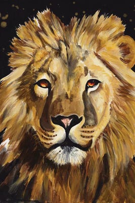 Lion Art Print by Chelsea Goodrich | iCanvas