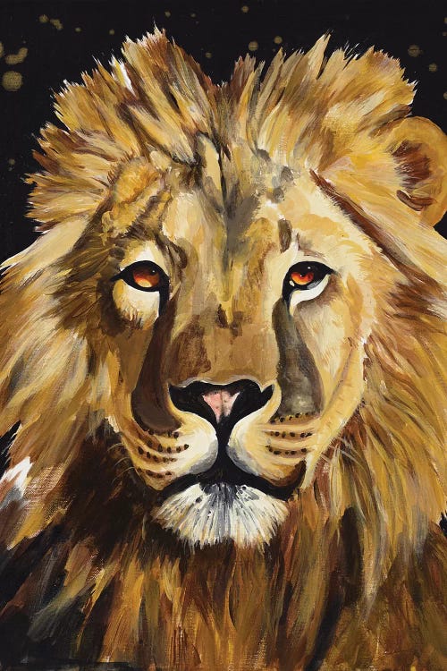 Lion Art Print by Chelsea Goodrich | iCanvas