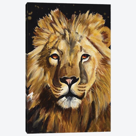 Lion Canvas Print #GOO10} by Chelsea Goodrich Canvas Print