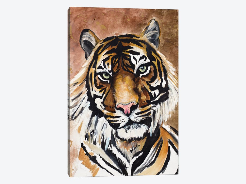 Tiger by Chelsea Goodrich 1-piece Canvas Artwork