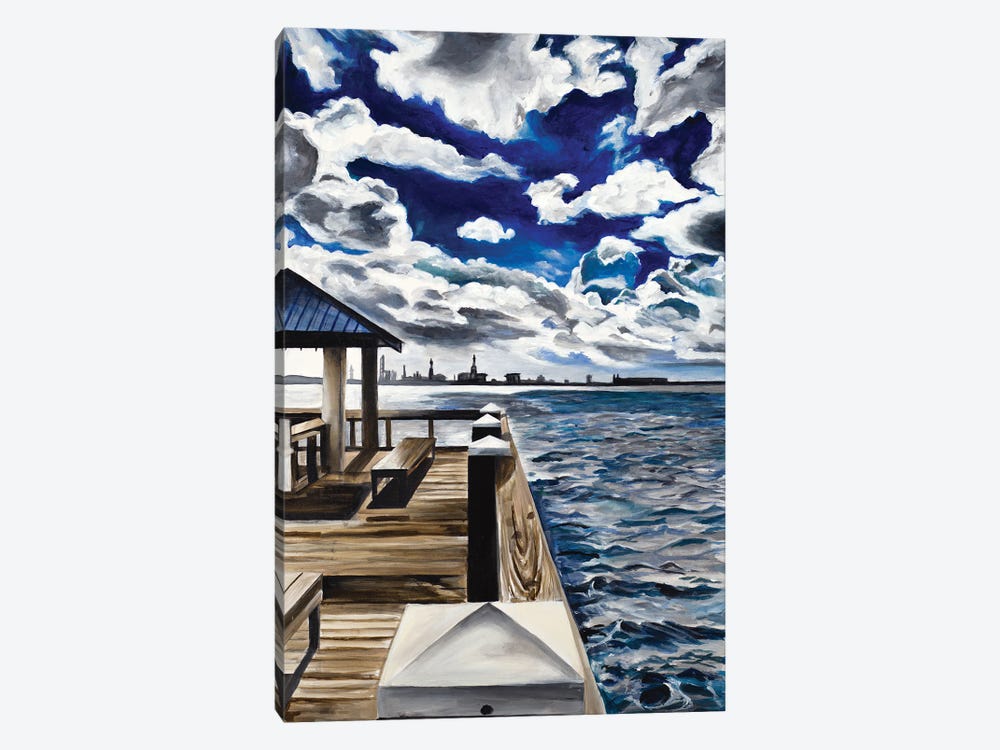 Lake Dock by Chelsea Goodrich 1-piece Canvas Art