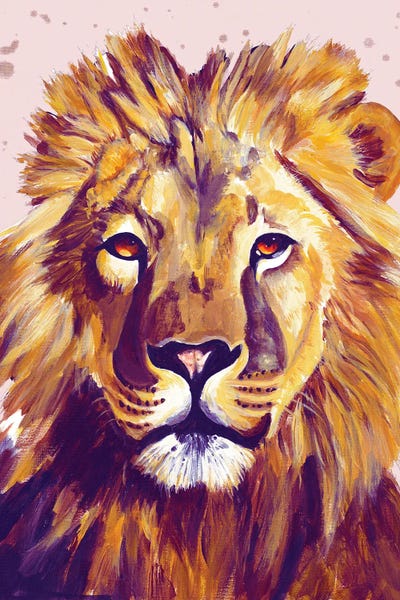 Chelsea Goodrich: Lion Face by Chelsea Goodrich