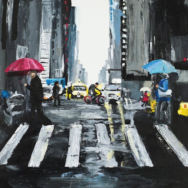 Chelsea Goodrich: NYC in the Rain by Chelsea Goodrich