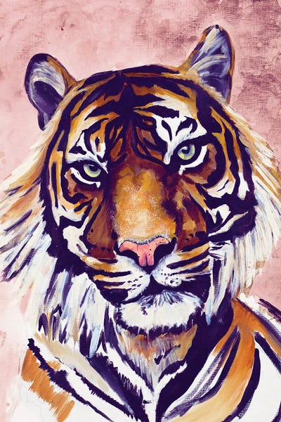 Tiger Face by Chelsea Goodrich canvas print