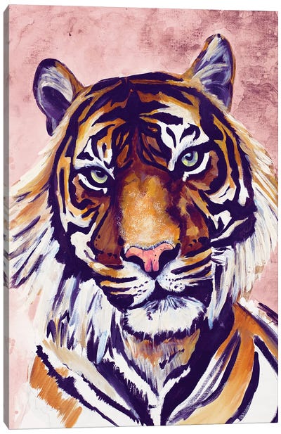 Tiger Face Canvas Art Print