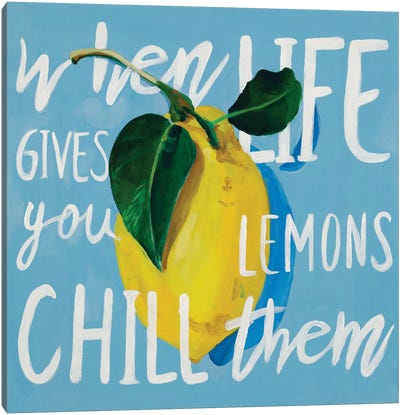 When Life Gives You Lemons Canvas Art Print