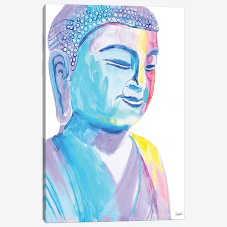 More Vibrant Buddha Canvas Print #GOO3} by Chelsea Goodrich Canvas Wall Art