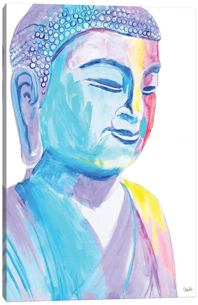 More Vibrant Buddha Canvas Art Print
