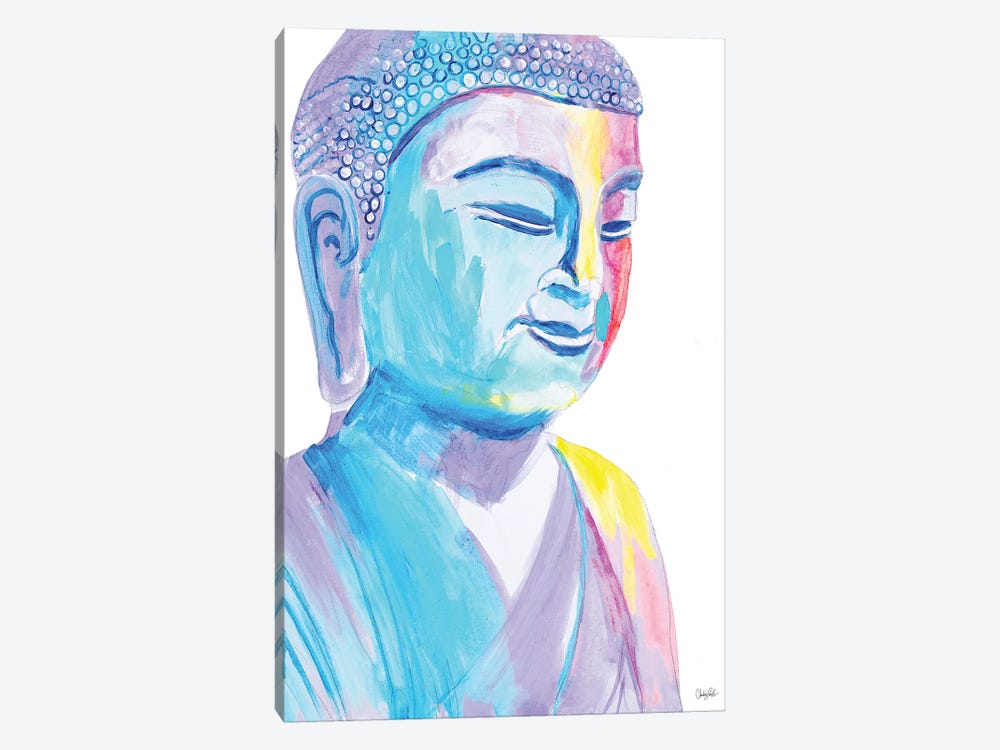 More Vibrant Buddha by Chelsea Goodrich 1-piece Art Print