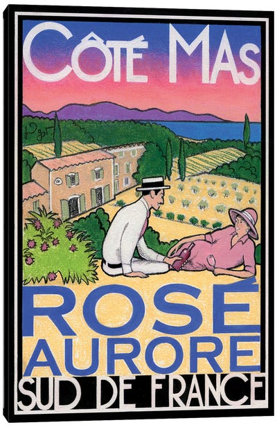 Rosé Aurore Canvas Art Print