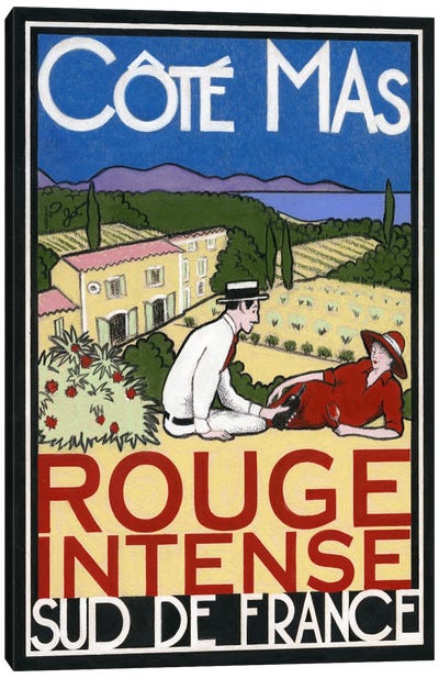 Rouge Intense Canvas Art Print - French Cuisine Art