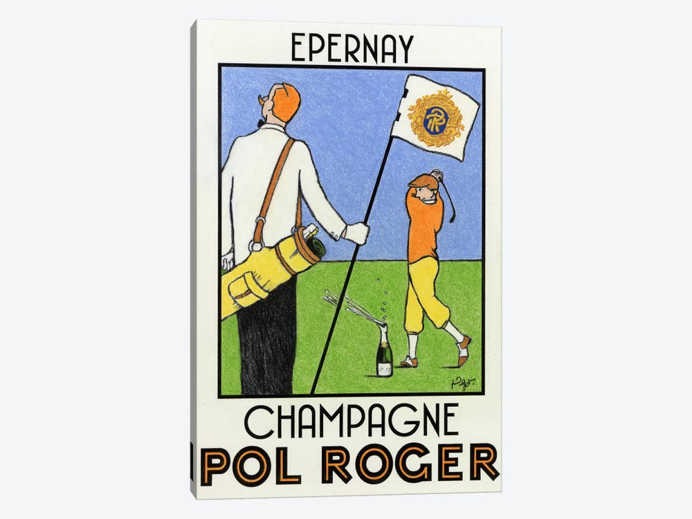Champagne Practice by Jean-Pierre Got 1-piece Art Print