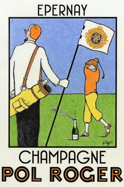 Golf: Champagne Practice by Jean-Pierre Got