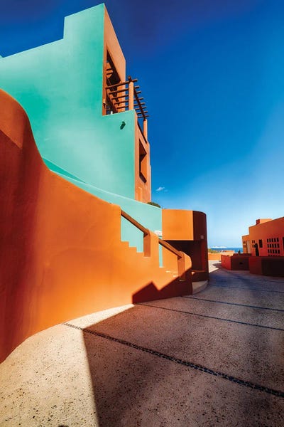 George Oze - Gallery Posters: Sun Soaked Adobe, Cabo San Lucas, Mexico by George Oze