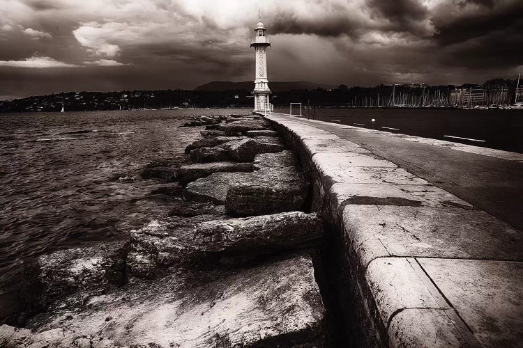 Lighthouse on Lake Geneva 