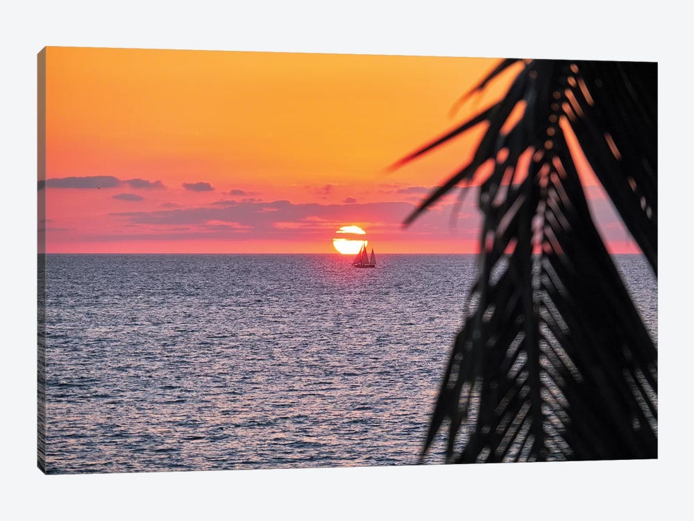 Pacific Coast Sunset, Puerto Vallarta, Mexico by George Oze 1-piece Canvas Artwork