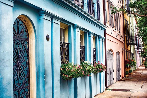 George Oze: Rainbow Row II by George Oze