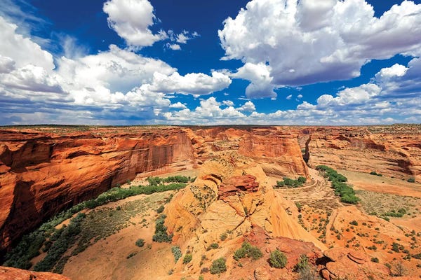 Red Sandstone Canyon, Canyon De Chelly, Arizona