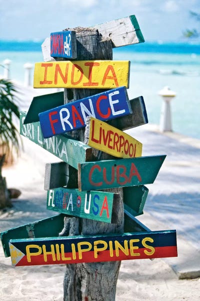 Signs: Rum Point Signs,Grand Cayman Islands by George Oze