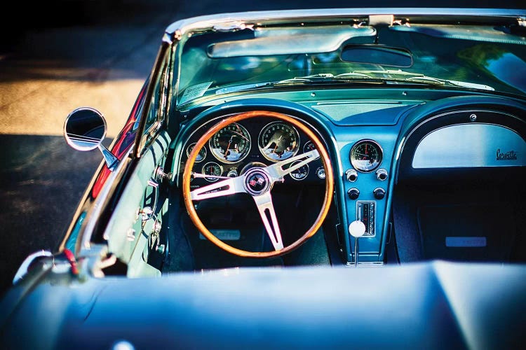 Sophisticated American Classic Car Interior by George Oze wall art